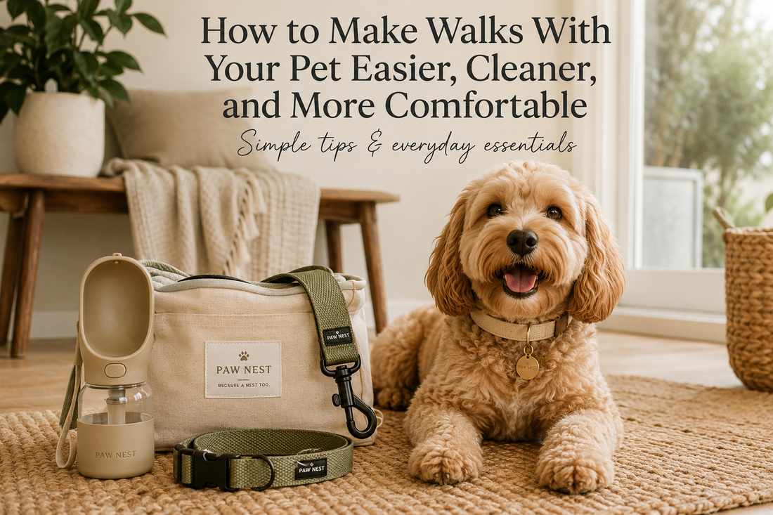 How to Make Walks With Your Pet Easier, Cleaner, and More Comfortable
