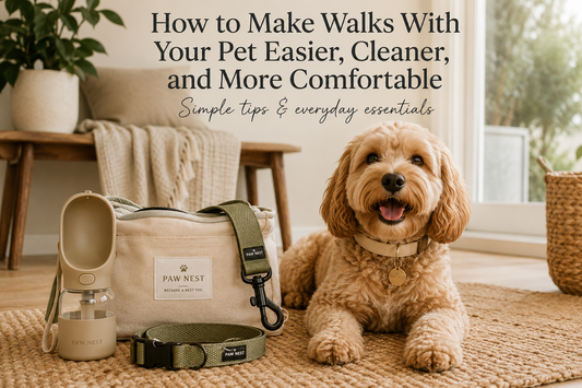 How to Make Walks With Your Pet Easier, Cleaner, and More Comfortable