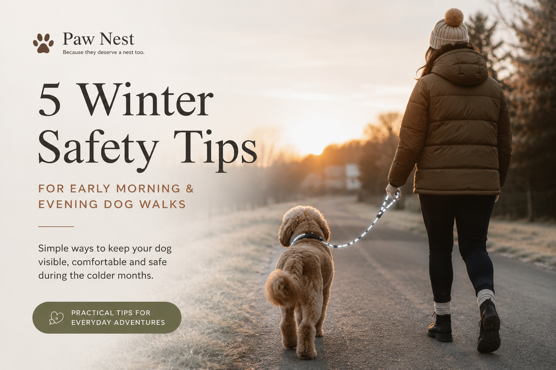5 Winter Safety Tips for Early Morning and Evening Dog Walks