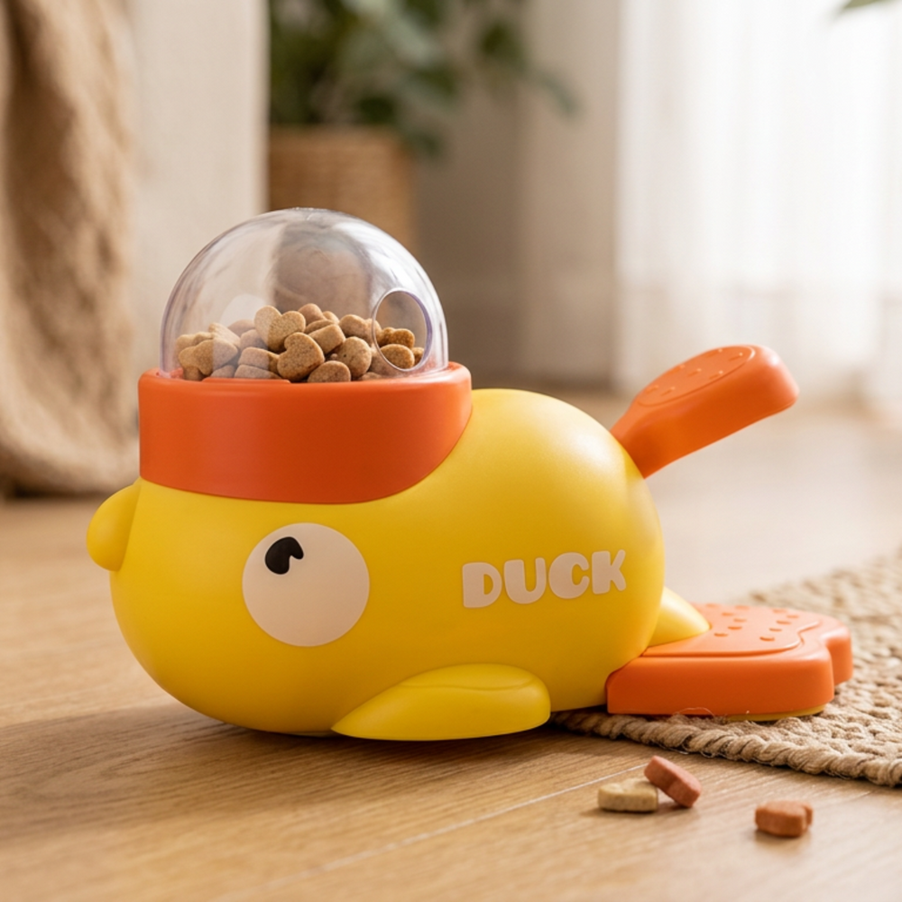 DUCK Little Yellow Duck Feeder Toy hero image