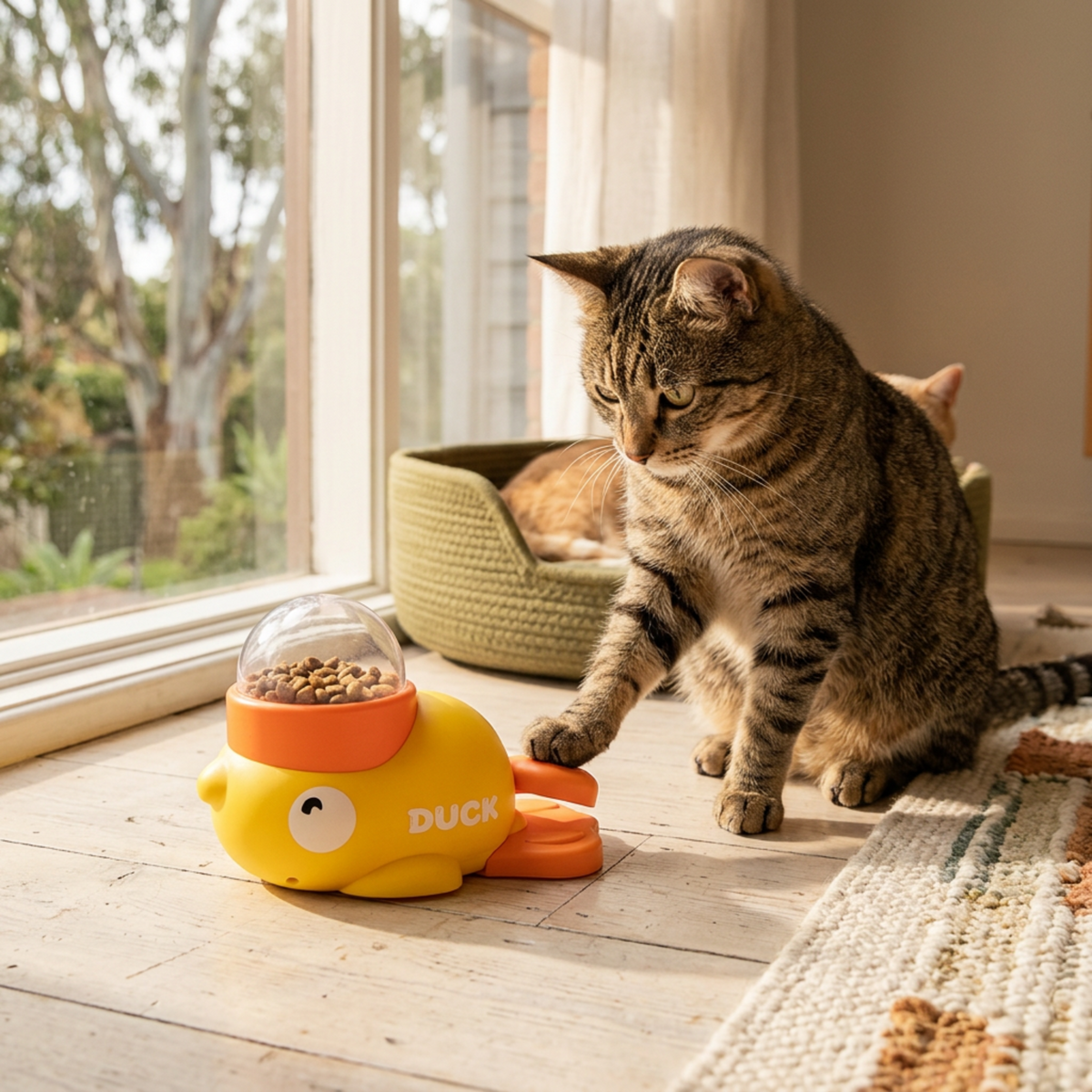 DUCK Little Yellow Duck Feeder Toy