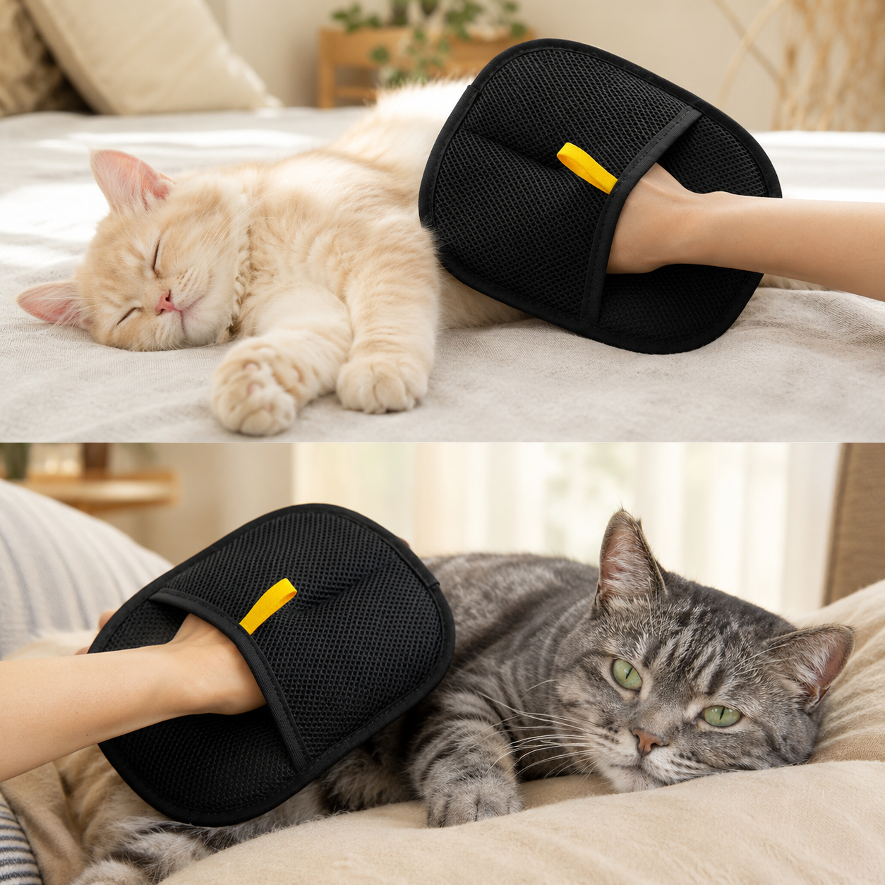 Double-Sided Grooming Glove for Cats & Dogs
